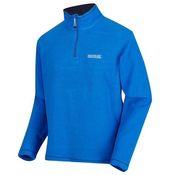 Regatta Great Outdoors Mens Thompson Half Zip Fleece Top / Oxford Blue - Picture 4 of 5